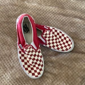 Men’s checkerboard slip on Vans